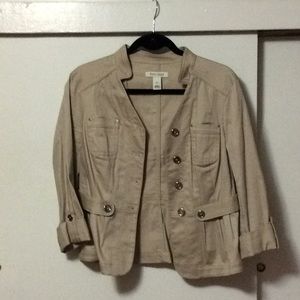 Khaki/Beige Utility Jacket